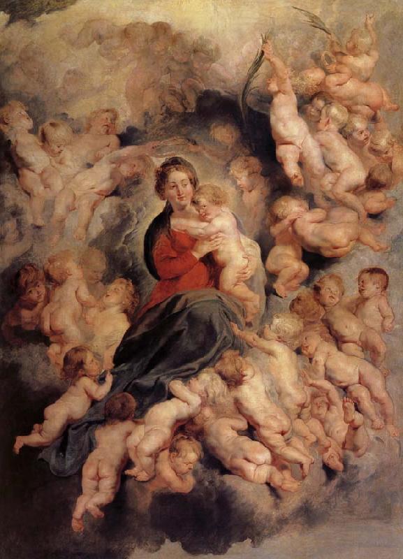 Peter Paul Rubens La Vierge a l'enfant entoure des saints Innocents Sweden oil painting art